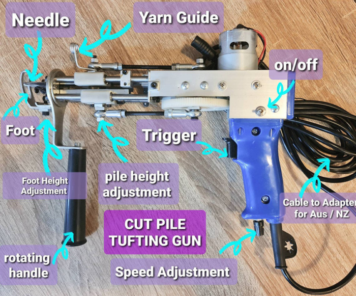 Carpet Tufting Gun Kit